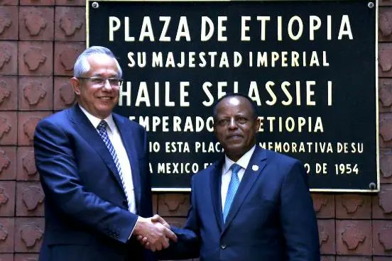 EmbaMexEti's tweet photo. We fondly recall President @TayeAtske's visit to #Mexico in 2016, when he led the Ethiopian delegation for the First Meeting of the 🇲🇽-🇪🇹 Political Consultations Mechanism. 

His deep appreciation for our country continues to inspire our diplomatic efforts. https://t.co/5B1MHNbJhy