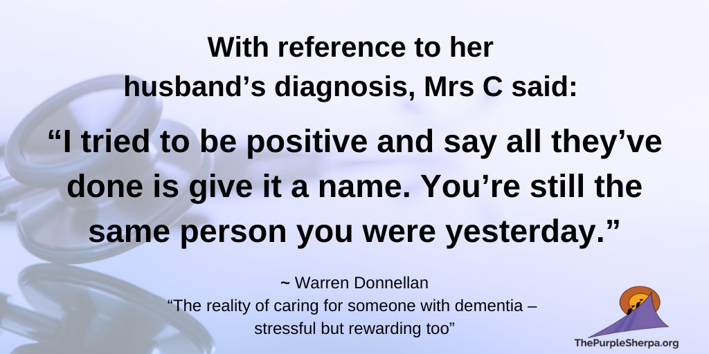 When a loved one is living with dementia, we help maintain their dignity by treating them with kindness and compassion.  By our example and by our words, we can help others to do the same.