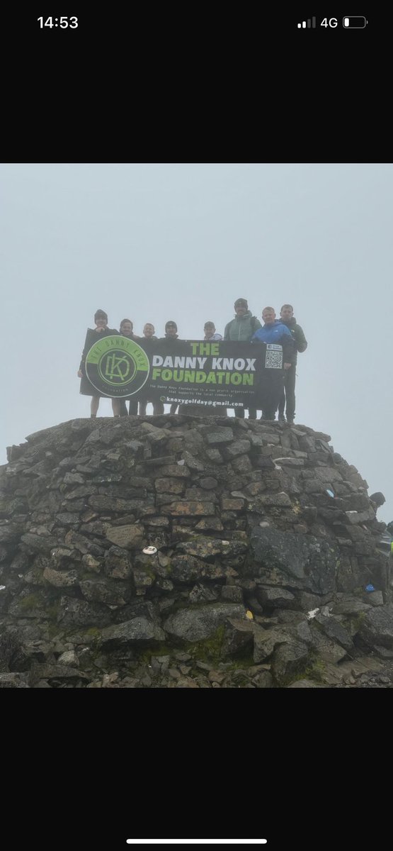 DKnoxFoundation's tweet photo. Ben Nevis conquered💪🏻 https://t.co/en1P5RgjzH