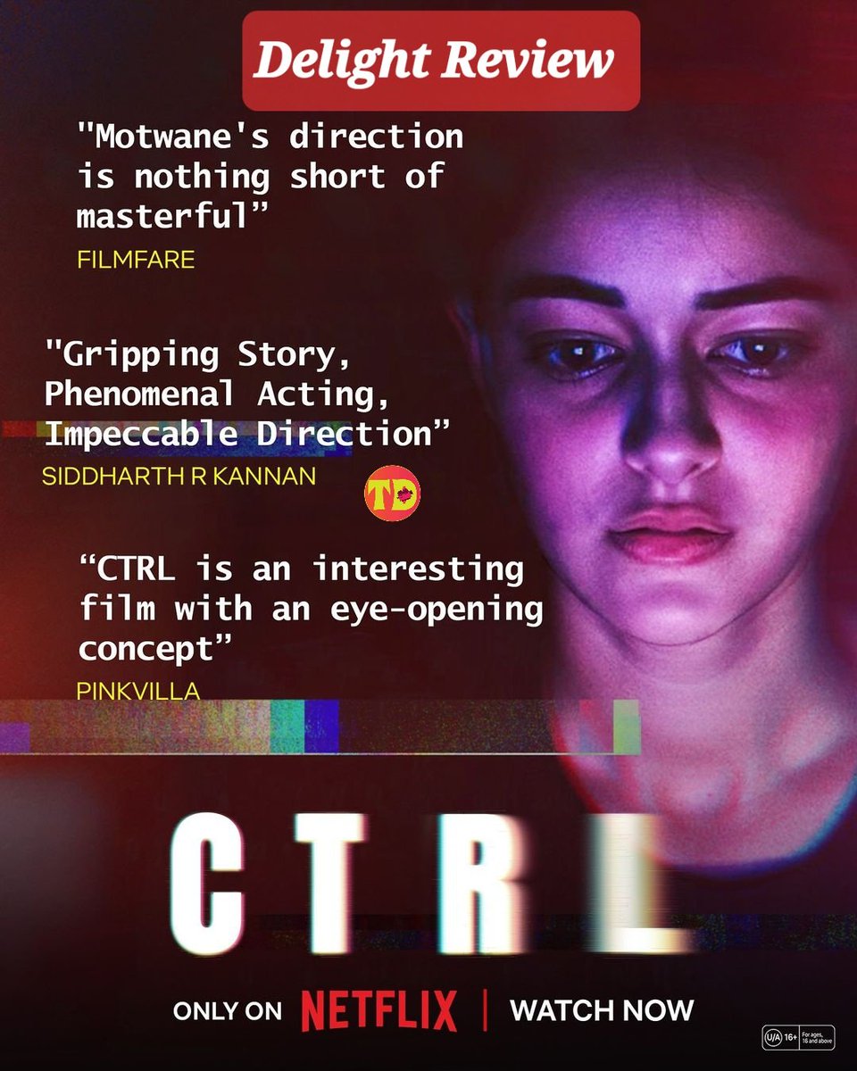 TamilDelight's tweet photo. #DelightReview - #CTRL
#Hindi - 2024
#Genre - #Thriller
#Runningtime - 1h 39m 👏
#OTT - #Netflix
#Tamil -👍
#StronglyRecommended
மொபைல், இன்டர்நெட் மற்றும் சமூக ஊடகங்கள் இன்று நம் வாழ்வின் ஒரு பெரிய மற்றும் முக்கியமான பகுதியாக மாறிவிட்டன.நம்மில் பலரின் வாழ்க்கை இதை
1/9 https://t.co/CMXCltCfbG