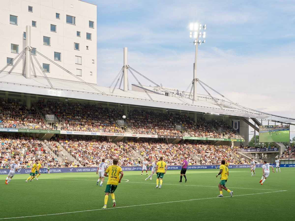 Tampereen kaupunki (@tamperekaupunki) on Twitter photo Nyt saa tuulettaa! 🏆
Tampereen keskustassa sijaitseva Tammelan Stadion on saanut Arkkitehtuurin Finlandia -palkinnon. JKMM Arkkitehtien suunnittelema stadionkortteli tuo rohkeasti uutta ajattelua kaupunkisuunnitteluun ja kaupunkikulttuuriin.
#Tampere 
bit.ly/4eRe0pJ Nyt saa tuulettaa! 🏆
Tampereen keskustassa sijaitseva Tammelan Stadion on saanut Arkkitehtuurin Finlandia -palkinnon. JKMM Arkkitehtien suunnittelema stadionkortteli tuo rohkeasti uutta ajattelua kaupunkisuunnitteluun ja kaupunkikulttuuriin.
#Tampere 
bit.ly/4eRe0pJ