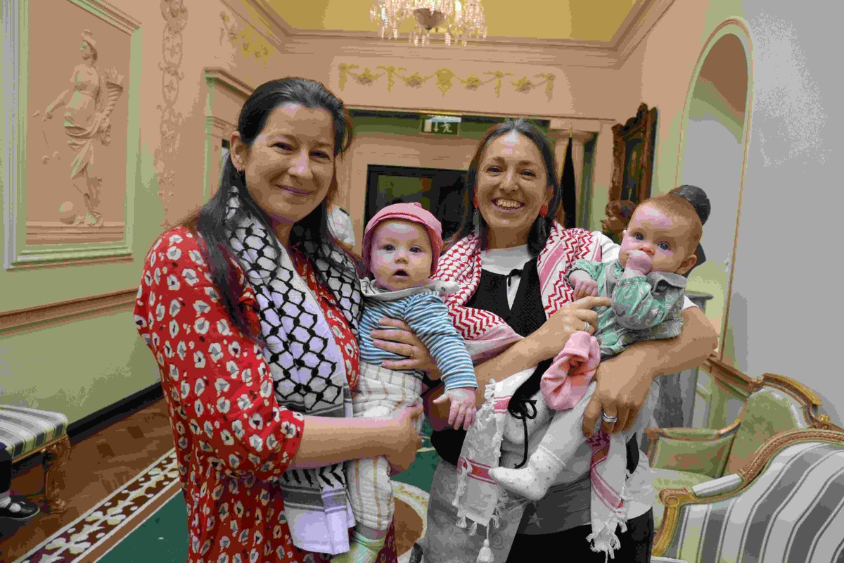 PresidentIRL's tweet photo. Sabina Higgins today hosted the annual 'Latching On' morning at Áras an Uachtaráin, bringing together breastfeeding mothers and their babies from across Ireland, along with supporters and campaigners for breastfeeding as part of National Breastfeeding Week https://t.co/R75IR59Z2k