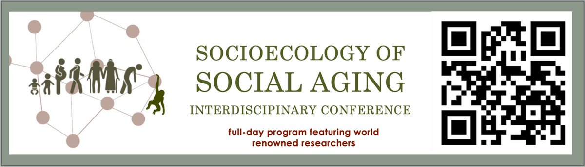 The network is supporting the Socioecology of Social Aging workshop at UCSB on Oct 17th!

What causes our social lives to change with age? Can our social lives make us resilient to the aging process?

Attendance is free in person or on Zoom forms.gle/6nkHA9Kna4Xi77…