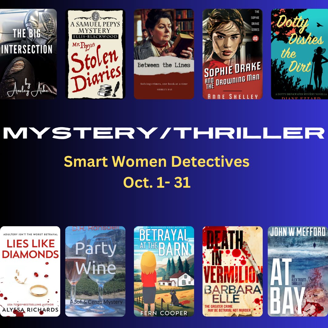 AnsleyAshe's tweet photo. Hey, hey, are you down for some freebies? I love a #smartwoman Pick up some #detective #fiction today!
https://t.co/ejSUp0KD2N
#amreading #books #BooksWorthReading #MysteryforYou #mysterybooks #bookstagram #bookX https://t.co/InjkBVsElh