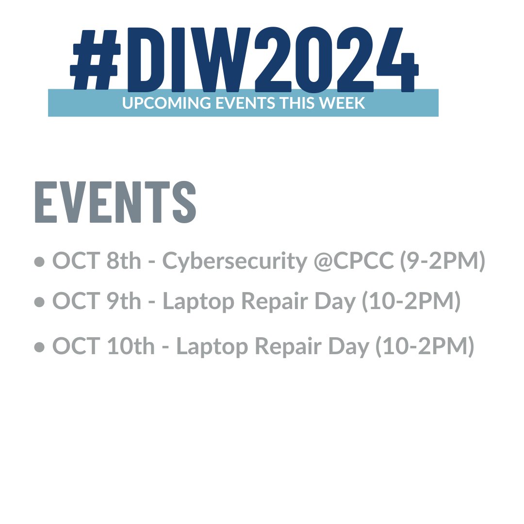 Excited for Digital Inclusion Week <a href="/netinclusion/">NDIA</a> While we're feeling some anxiety post-Hurricane Helene, it reminds us of the importance of community resilience. The CDE is committed to supporting our area during DIW events. Stay safe and stay connected!
#DIW2024 #DigitalEquity