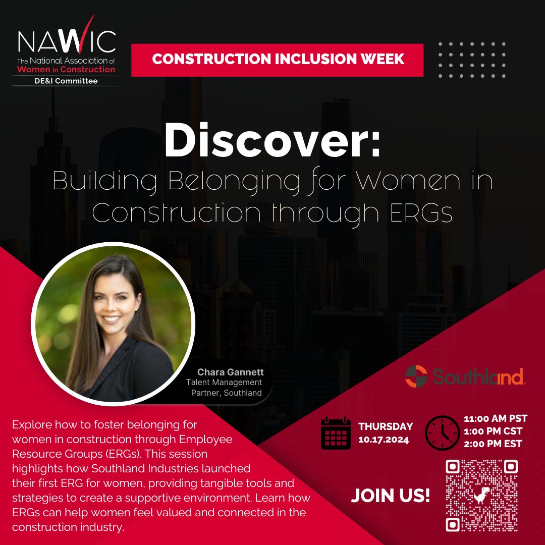 Join Chara Gannett for Day 4 of CIW and talk ERG's and their role in providing tangible tools and strategies for women in the industry. 

Register Here: ow.ly/OPcZ50TABKz
