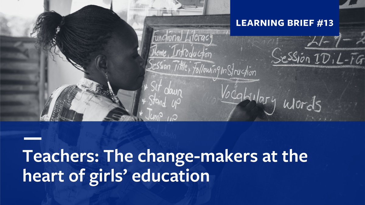 Just one inspiring teacher can have a transformative impact on a child. 

To celebrate #WorldTeachersDay, our new Brief looks at how teachers were supported by the GEC – developing skills, changing practices and improving classroom outcomes

Read it here:bit.ly/3BstYYP