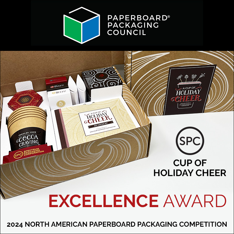 SPC_Orlando's tweet image. SPC won a @paperboardpkg Excellence Award for our SPC Cup of Holiday Cheer! We are excited to be honored with this national recognition for our high-end holiday kit. Learn more about our award-winning packaging: thinkspc.com/awards.
#paperboardpackaging #PPCaward #excellence