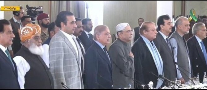 Defence_PK99's tweet photo. On the issue of Palestine, today all political parties in Pakistan, except for the Je_wish group (PTI), are on the same page. https://t.co/9laep0zLQw
