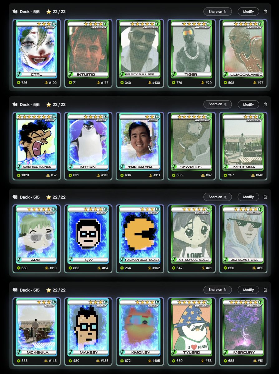 Wals (@wals_eth) on Twitter photo FANTASY CARD GIVEAWAY! π
I am thrilled to present you my WORST cards, which I always send to Silver for a tiny chance for any ETH & Card rewards. π₯Ίπ
Choose the BIGGEST RUGGER to win a floor <a href="/fantasy_top_/">fantasy.top</a> card! π€
Retweet this tweet & reply your choice below to win! π FANTASY CARD GIVEAWAY! π
I am thrilled to present you my WORST cards, which I always send to Silver for a tiny chance for any ETH & Card rewards. π₯Ίπ
Choose the BIGGEST RUGGER to win a floor <a href="/fantasy_top_/">fantasy.top</a> card! π€
Retweet this tweet & reply your choice below to win! π