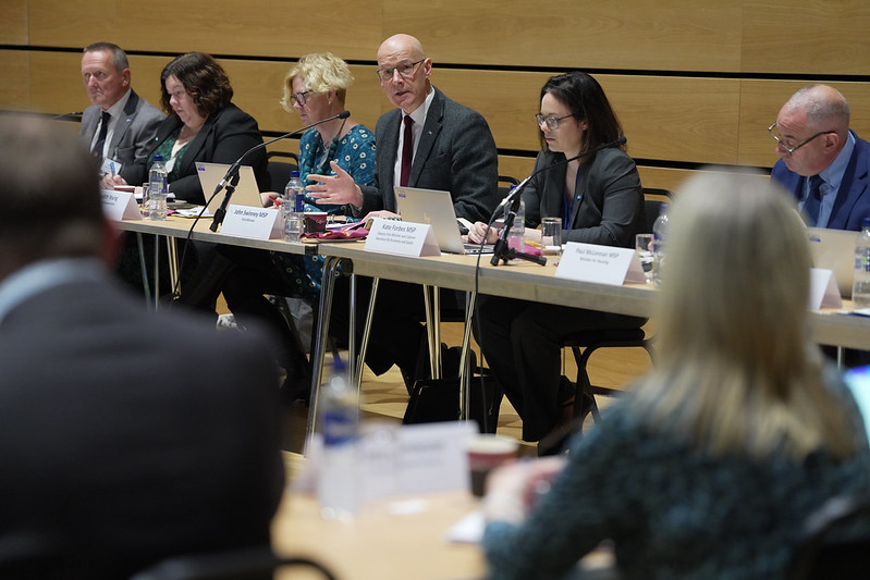 First Minister <a href="/JohnSwinney/">John Swinney</a> joined the Convention of the Highlands and Islands in Lerwick, Shetland.

#AutumnCohi2024 is being chaired by Deputy First Minister <a href="/_KateForbes/">Kate Forbes MSP</a>, with Housing Minister <a href="/PaulMcLennan7/">Paul McLennan - MSP for East Lothian</a> also attending.