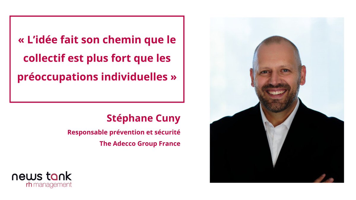 News Tank rh (@newstankrh) on Twitter photo 📢Lisez l'interview de Stephane Cuny, responsable prévention et sécurité de <a href="/AdeccoFrance/">Adecco France</a>, au sujet du déploiement dans toutes les agences Adecco en France d'un outil digital prédictif de l’accidentologie du travail.
Lire➡rh.newstank.fr/decouverte
Abonnés➡rh.newstank.fr/article/view/3… 📢Lisez l'interview de Stephane Cuny, responsable prévention et sécurité de <a href="/AdeccoFrance/">Adecco France</a>, au sujet du déploiement dans toutes les agences Adecco en France d'un outil digital prédictif de l’accidentologie du travail.
Lire➡rh.newstank.fr/decouverte
Abonnés➡rh.newstank.fr/article/view/3…