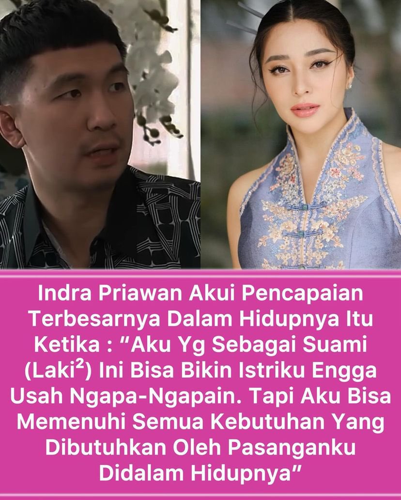 sosmedkeras's tweet photo. Yuk disimak nih gaes

Indra Priawan Akui Pencapaian Terbesarnya Dalam Hidupnya Itu Ketika : “Aku Yg Sebagai Suami (Laki²) Ini Bisa Bikin Istriku Engga Usah Ngapa-Ngapain. Tapi Aku Bisa Memenuhi Semua Kebutuhan Yang Dibutuhkan Oleh Pasanganku Didalam Hidupnya”