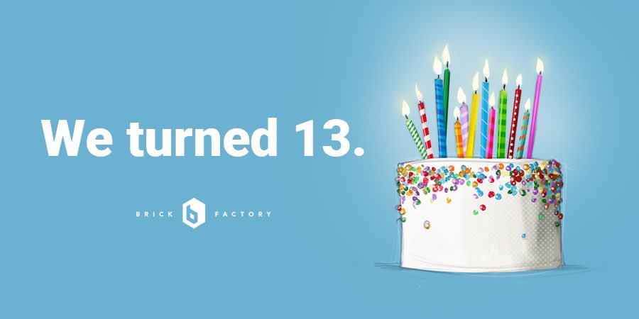 We turned 13 officially entered our awkward teenage years.  Thanks to our team,  clients, friends, and family for 13 great years.