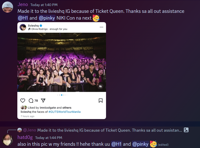 Ticket Queen | Peace of mind secured tweet media