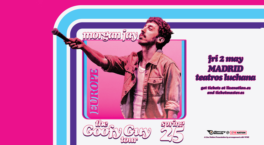 🎙️El cómico y músico Morgan Jay anuncia único show en España en mayo

🎟️ Entradas a la venta el viernes 11 de octubre a las 10h en Livenation.es y Ticketmaster

➕ info, precios y preventas en livenation.es/noticias
