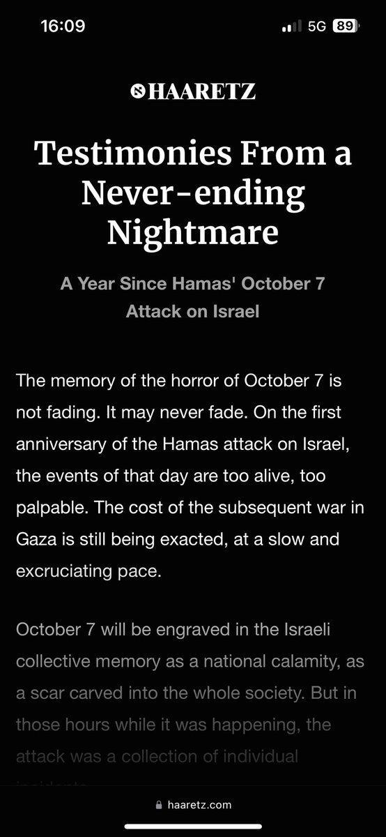 Never ending nightmare <a href="/haaretzcom/">Haaretz.com</a> #October7