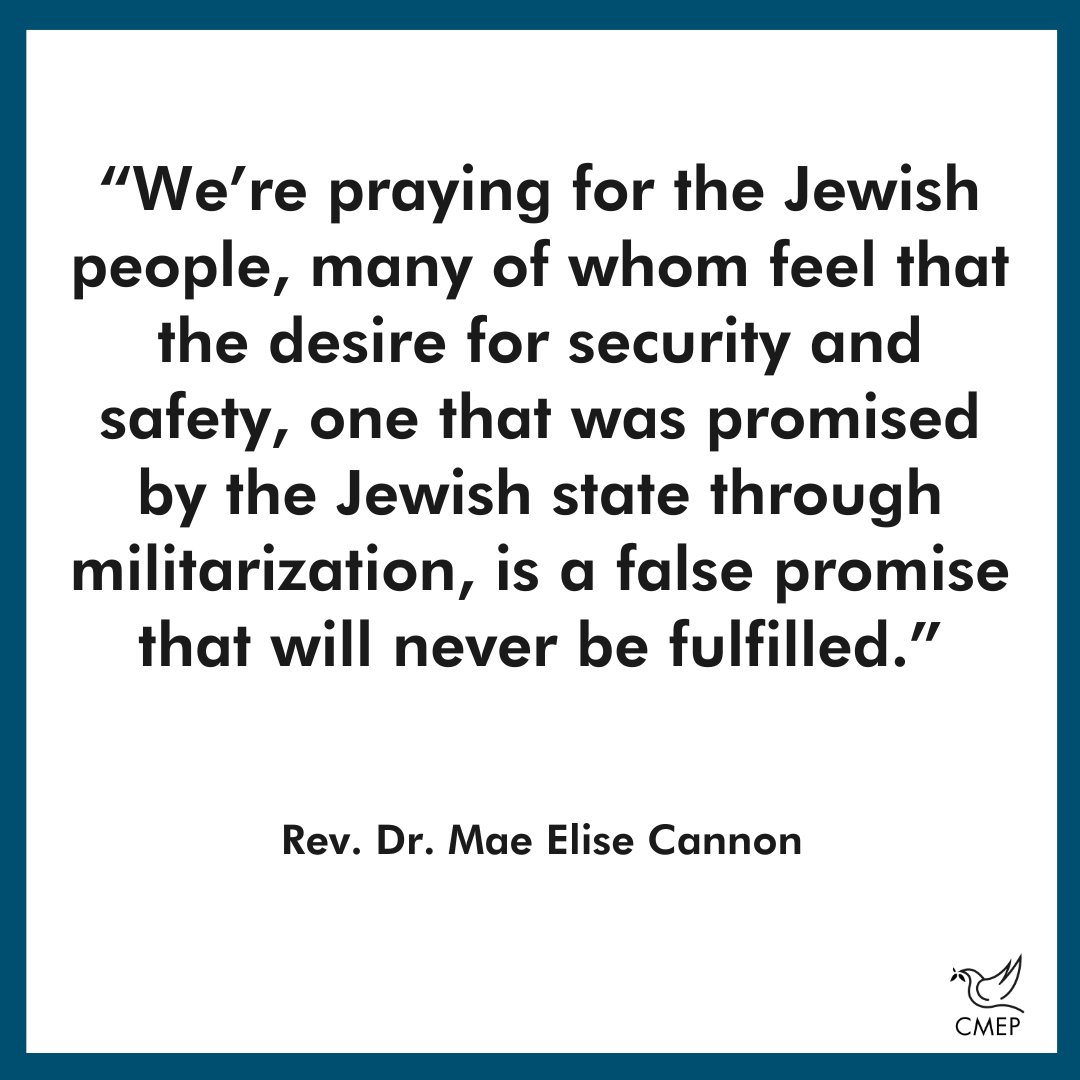 Violence begets violence. This violence will not bring peace or stability or safety. For anyone.

#MiddleEast #MiddleEastPeace
