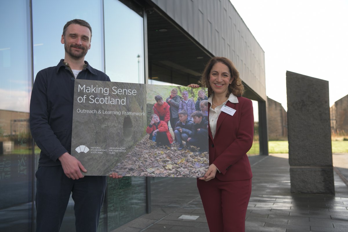 Our new Learning &amp; Outreach Framework ‘Making Sense of Scotland’ launches today. 📰

This new framework champions diversity, creativity &amp; accessibility, making heritage learning inclusive for all. ❤

Find out more about the framework

👉ow.ly/QPZg50TFIJO

#HeritageMatters