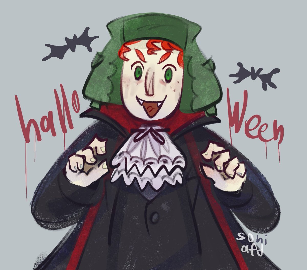 Soniafd2417_ss's tweet photo. VAMPIRRRE!!!🧛♂️
🎃👻🍬
#kylebroflovski #spkyle
#Halloween #vampirekyle https://t.co/Ob0pbUv4Pf