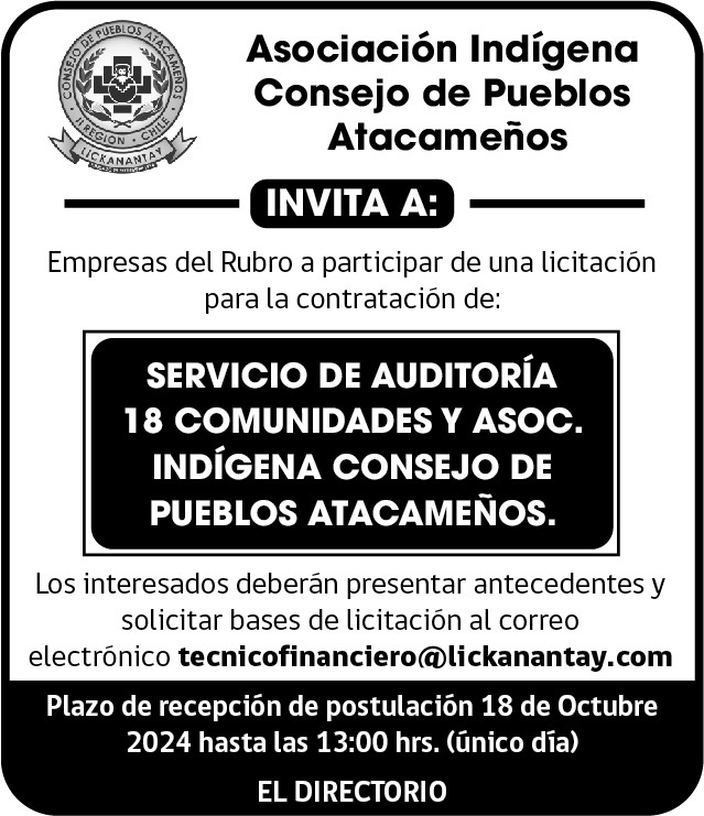 Aviso importante!