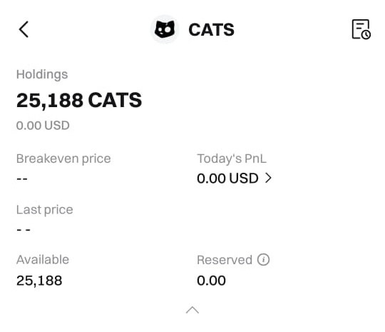 RubiMigration's tweet image. * $Cats distribution start now*

U check ✅

#Cats #CATSxBitgetLaunchpool #CatsAreFamily