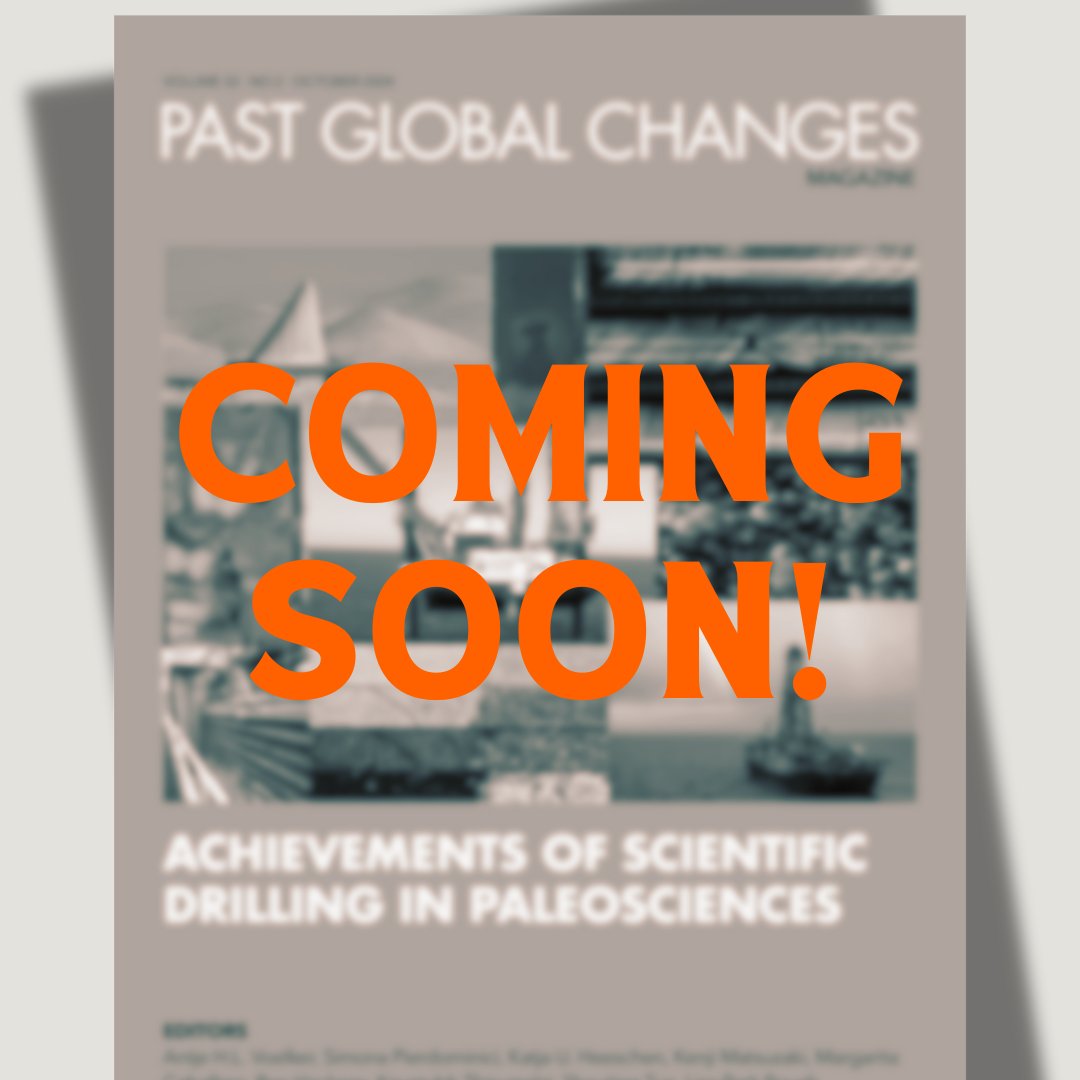 Past Global Changes (@pages_ipo) on Twitter photo Interested in a free hard copy of the upcoming PAGES Magazine on "Achievements of scientific drilling in paleosciences"?
Complete the webform by 30 October🙂
👇
pastglobalchanges.org/form/pages-mag…
#IODP #ICPD #scientificdrilling
<a href="/JRSO_IODP/">IODP at Texas A&M</a>
<a href="/TheJR/">JOIDES Resolution</a>
<a href="/icdpDrilling/">ICDP</a> Interested in a free hard copy of the upcoming PAGES Magazine on "Achievements of scientific drilling in paleosciences"?
Complete the webform by 30 October🙂
👇
pastglobalchanges.org/form/pages-mag…
#IODP #ICPD #scientificdrilling
<a href="/JRSO_IODP/">IODP at Texas A&M</a>
<a href="/TheJR/">JOIDES Resolution</a>
<a href="/icdpDrilling/">ICDP</a>