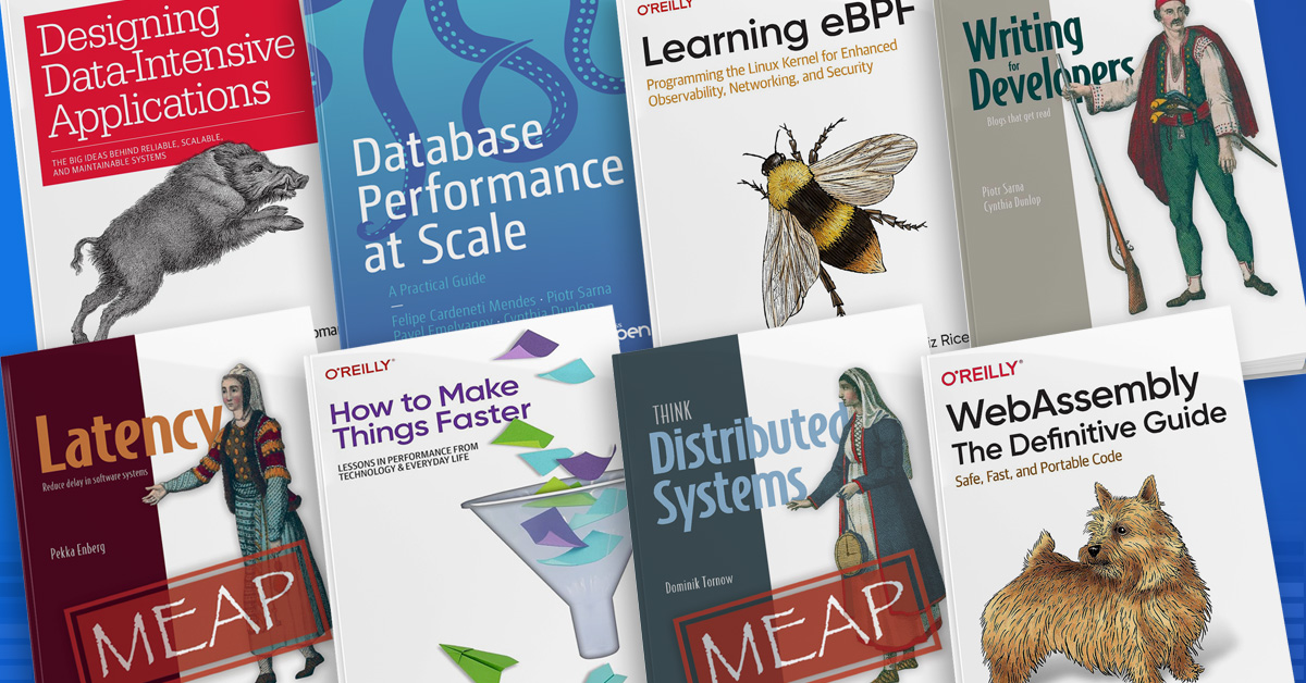 (2/2) See more from <a href="/martinkl/">Martin Kleppmann</a>, <a href="/criccomini/">Chris</a>, <a href="/sarna_dev/">Piotr Sarna</a>, <a href="/DominikTornow/">Dominik Tornow</a>, <a href="/ScyllaDB/">ScyllaDB</a>, <a href="/CaryMillsap/">Cary Millsap</a>, @LizRice, <a href="/SrPerf/">Señor Performo 🤠</a>, <a href="/PeterZaitsev/">Peter Zaitsev</a>, @tanelpoder, <a href="/KerryOracleGuy/">Kerry Osborne</a>, <a href="/ramnivas/">Ramnivas Laddad</a>, and <a href="/c_a_dunlop/">Cynthia Dunlop</a>

p99conf.io/2024/10/07/boo…

#P99CONF #Rustlang #ScyllaDB #Golang #Wasm #Zig #Linux #techtips