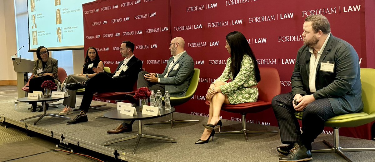 Greg Xethalis (@xethalis) on Twitter photo And now a panel on the administrative state and shifts in power. Hosted by <a href="/tjsmith414/">Tiffany J. Smith, Esq.</a> with <a href="/amandatums/">Amanda Tuminelli</a> <a href="/propelforward/">Drew Hinkes</a> <a href="/jchervinsky/">Jake Chervinsky</a> <a href="/TuongvyLe12/">TuongVy Le</a> and <a href="/_Ryne_Miller/">Ryne Miller 🇺🇸</a>.
<a href="/FordhamCrypto/">FordhamLawCrypto</a> And now a panel on the administrative state and shifts in power. Hosted by <a href="/tjsmith414/">Tiffany J. Smith, Esq.</a> with <a href="/amandatums/">Amanda Tuminelli</a> <a href="/propelforward/">Drew Hinkes</a> <a href="/jchervinsky/">Jake Chervinsky</a> <a href="/TuongvyLe12/">TuongVy Le</a> and <a href="/_Ryne_Miller/">Ryne Miller 🇺🇸</a>.
<a href="/FordhamCrypto/">FordhamLawCrypto</a>