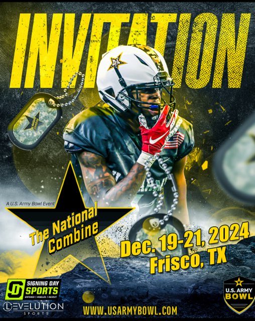 Proud to receive my official invitation letter to #TheNationalCombine #TNC at the @USArmybowl. Thank you ⁦<a href="/GregCooperNJ/">Greg Cooper</a>⁩  ⁦<a href="/CaravelAcademy/">Caravel Academy</a>⁩ ⁦<a href="/SamWitcher_/">Sam Witcher</a>⁩