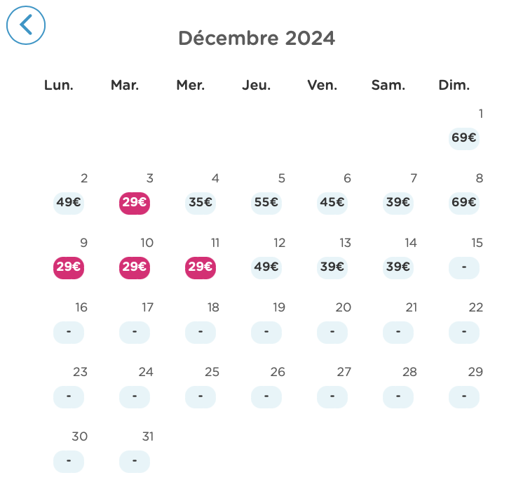 Tolf's tweet photo. @OUIGO Faux, il n'est toujours pas possible de réserver des TGV Paris-Sète après le 14 décembre. Quand seront-ils enfin ouverts à la vente ? 😡 https://t.co/llVJPLwfrM