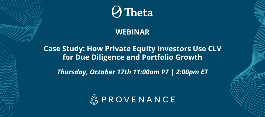 ThetaCLV's tweet image. WEBINAR REMINDER!
Don't forget to sign up for our webinar with Anthony Choe, Founder and Managing Partner of Provenance, where we'll explore a real-world case study on how PE investors can harness CLV to enhance due diligence and drive portfolio growth!
hubs.la/Q02SqtJL0