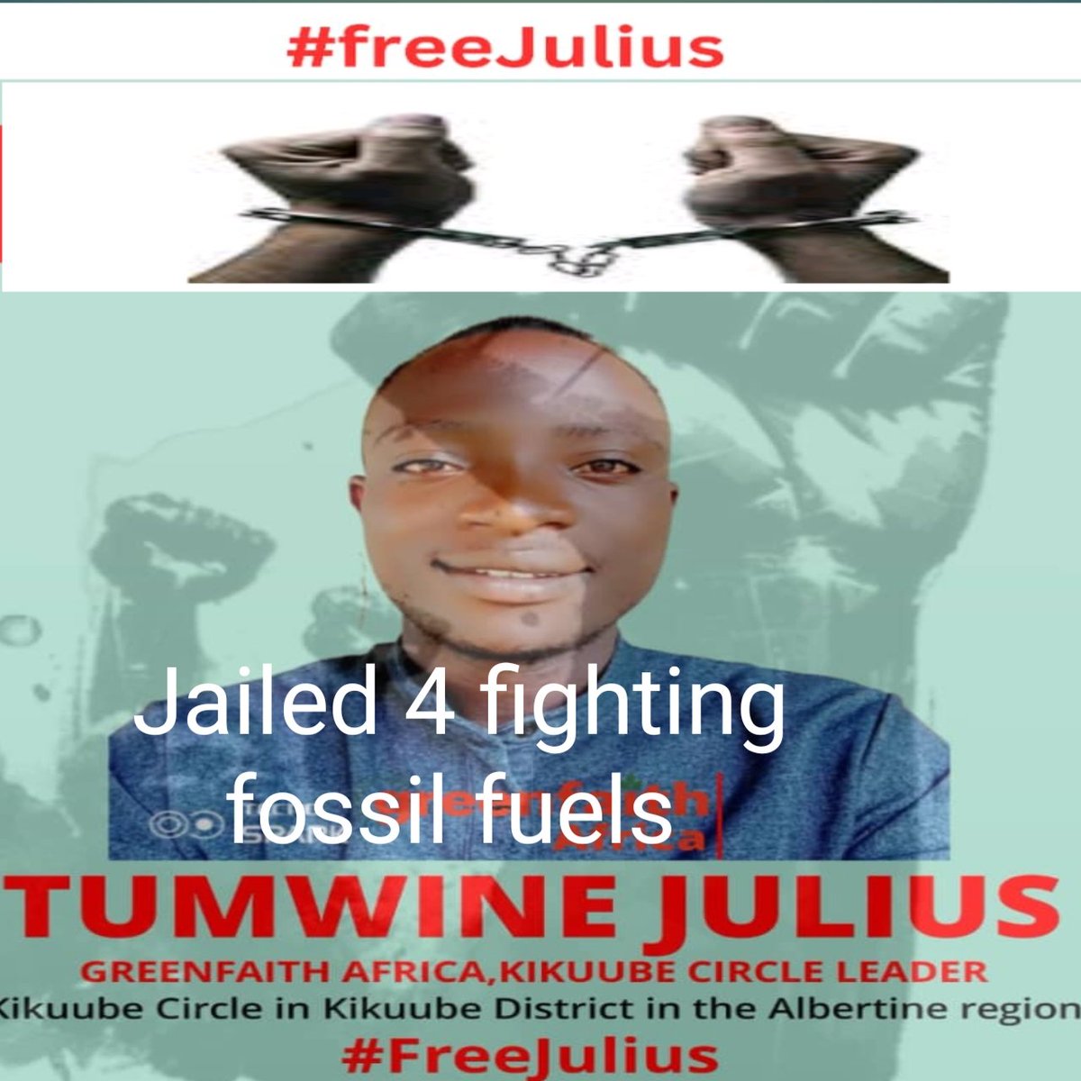 infoAtRECAHI's tweet photo. Arbitrary arrests  characterized the 1970-79 of Uganda history &amp; in fact our parents saw it as something of uncivilization, they faught it.
#presidentMuseveni challenge us that this is something not of the 21st century. speaking climate is not a crime!!
#freeJulius
@stopEACOP https://t.co/HVIw3kGBw6