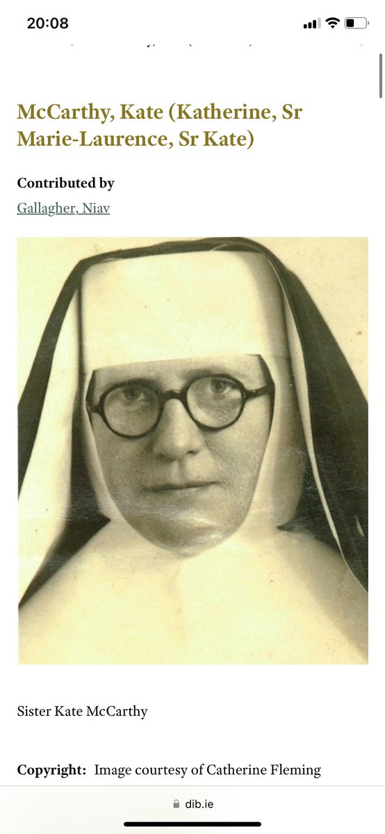 Dr Bronagh Ann McShane (@ba_mcshane) on Twitter photo Fantastic to see Kate McCarthy (Sr Marie-Laurence, Sr Kate) (1895–1971), Franciscan nun and member of the French resistance during WW2 feat. in newest <a href="/DIB_RIA/">Dictionary of Irish Biography</a> release- her story can be found in <a href="/FinnClodagh/">Clodagh Finn, now on Instagram</a> ‘s new book
#irishhist
gillbooks.ie/history/histor… Fantastic to see Kate McCarthy (Sr Marie-Laurence, Sr Kate) (1895–1971), Franciscan nun and member of the French resistance during WW2 feat. in newest <a href="/DIB_RIA/">Dictionary of Irish Biography</a> release- her story can be found in <a href="/FinnClodagh/">Clodagh Finn, now on Instagram</a> ‘s new book
#irishhist
gillbooks.ie/history/histor…