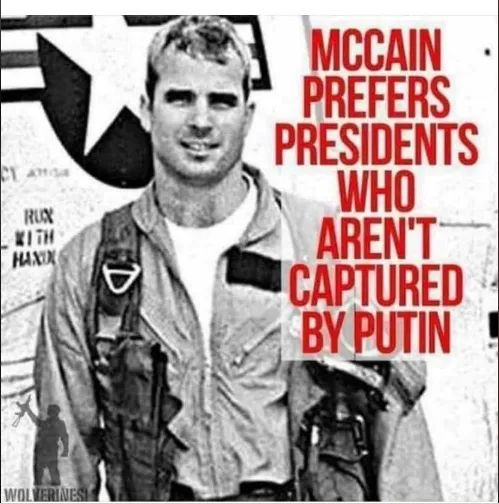 GeorgiaDeeMick's tweet photo. #HeroMcCain #Class #POW #Respect #Patriot #USAProud https://t.co/p9G5Lxjmmj