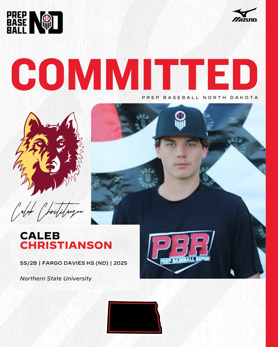 🎓𝐂𝐨𝐦𝐦𝐢𝐭𝐦𝐞𝐧𝐭 𝐖𝐚𝐭𝐜𝐡🎓

Caleb Christianson (2025, SS/2B, <a href="/DaviesBaseball/">Davies Baseball</a>) commits to Northern State University. 

✅ 2024 Dakota State Games Participant

👤 loom.ly/rEbYOMw

<a href="/C_Christianson6/">Caleb Christianson</a> ✖️ <a href="/NSUWOLVES_BS/">Northern State Baseball</a>