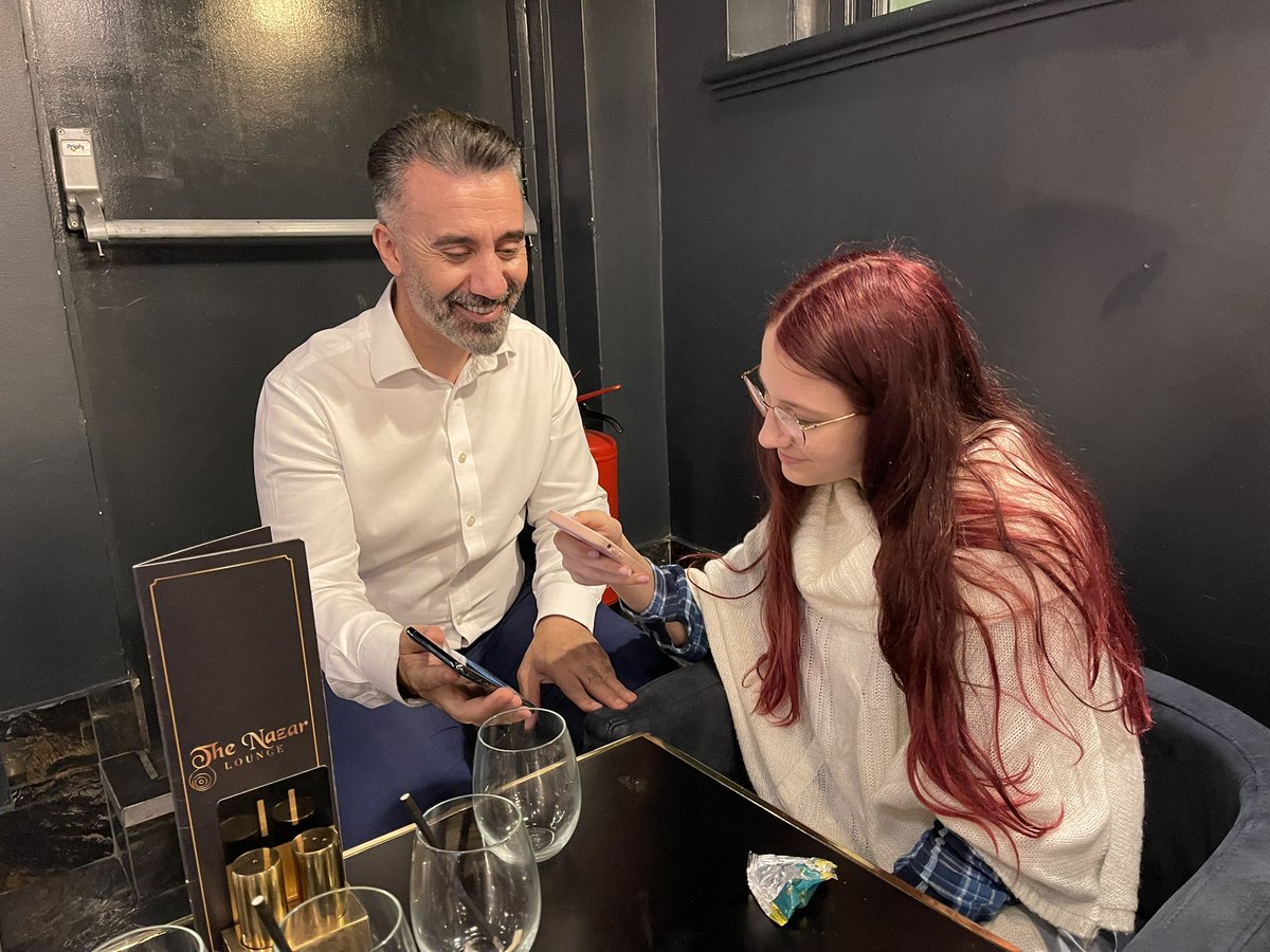 Excellent family dinner at The Nazar Lounge in Bedford. Excellent food.
They take Bitcoin but really need a more streamlined process than one guy having a couple of wallets installed on a phone. Right <a href="/SamTheBTCKid/">Samantha De Waal</a>?
Of course I might have just casually mentioned <a href="/Musqet_Bitcoin/">MUSQET°</a>.