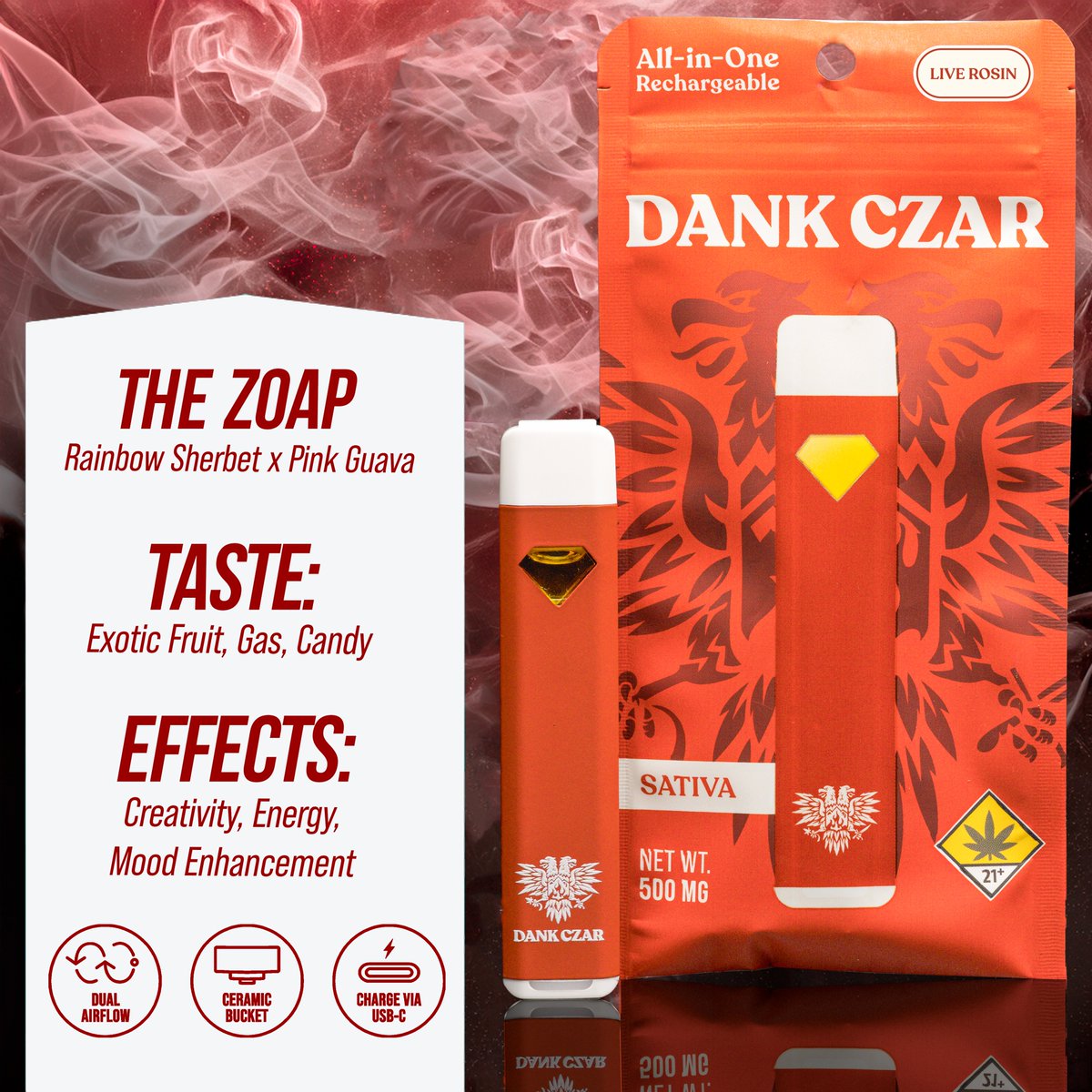 DankCzar_WA's tweet photo. We just dropped the zoap half gram live rosin pens. Have you tried these yet or are you 😴 #thcvapes #vape #vapes #concentrates #extract #extracts #hash #rosin #hashrosin #cannabis #canna #weed #weedlife #cannafam #cannabisculture #StonerFam #stoner #washington #wa #Seattle https://t.co/X3zx8an4XT