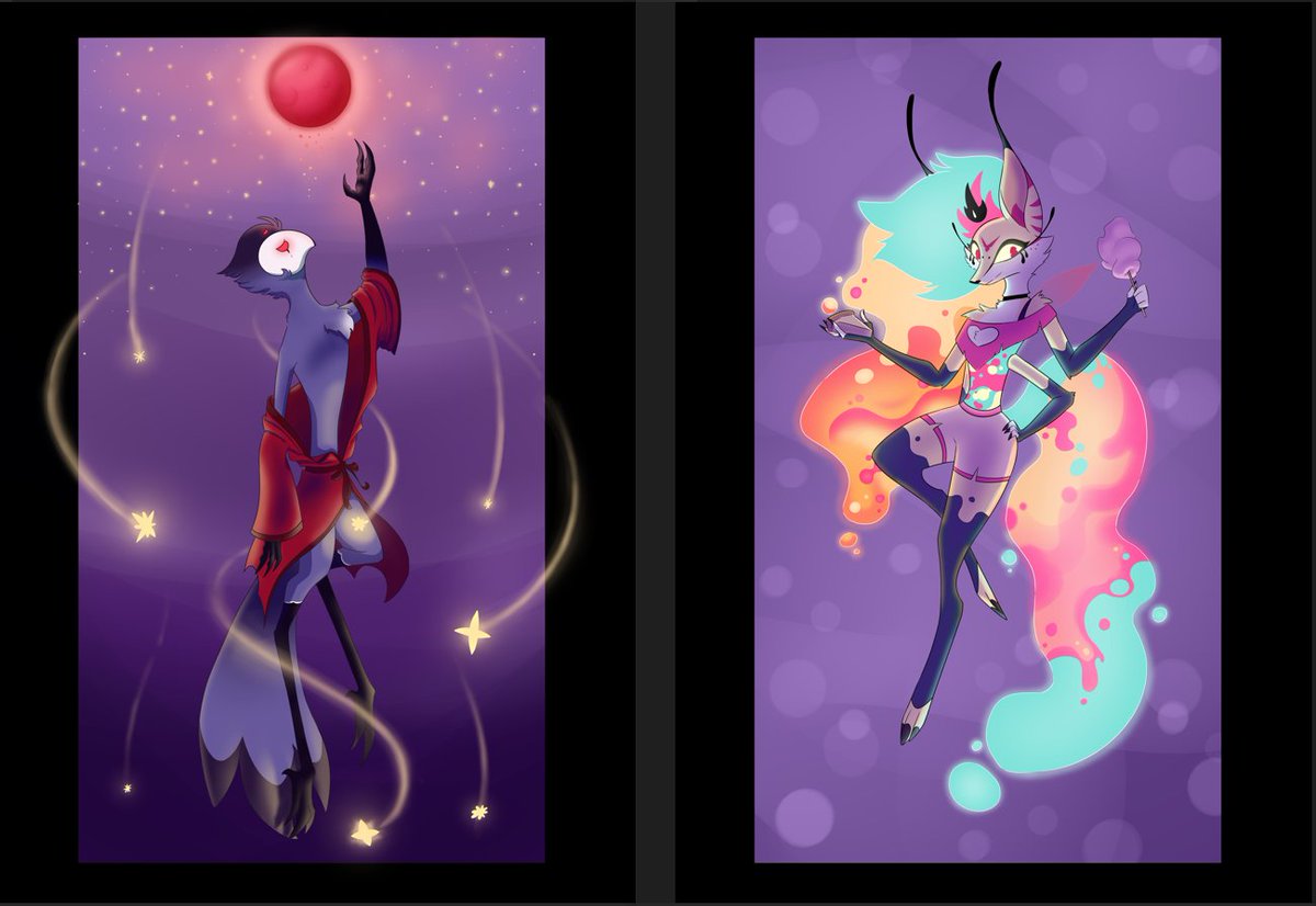 Felt like drawing them and it's been . . .  A while since I had any art update