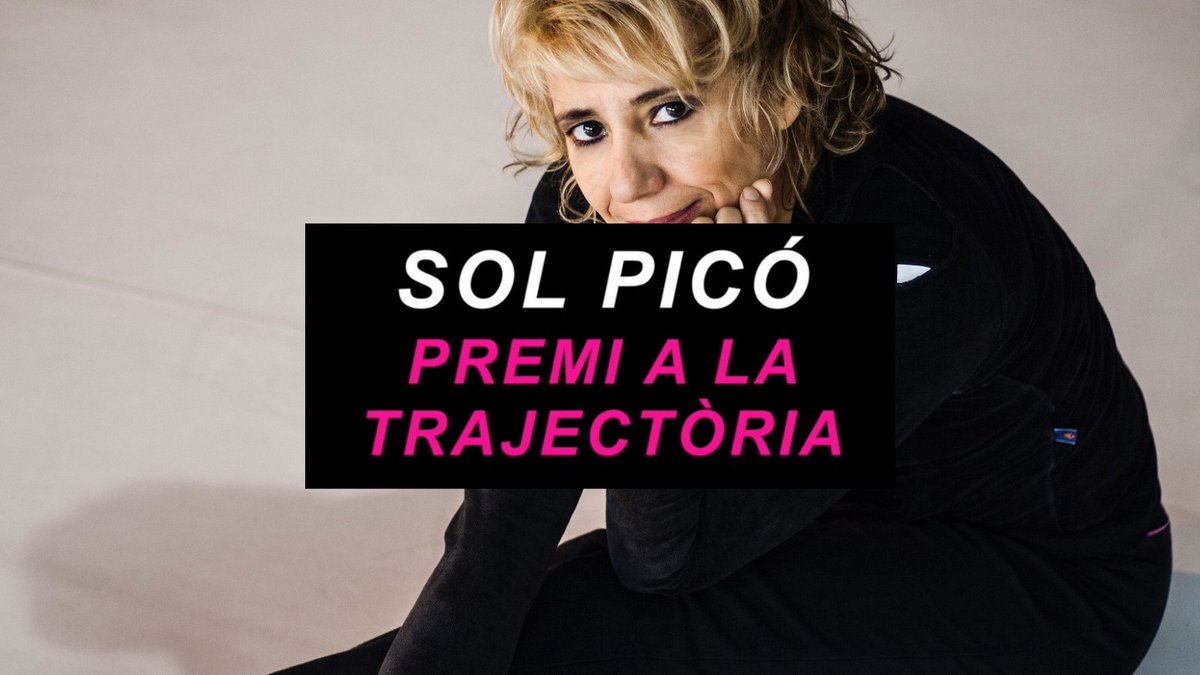 I el premi a la Trajectòria i amb el que tanquem la gala és per SOL PICÓ #premisdansacat2024