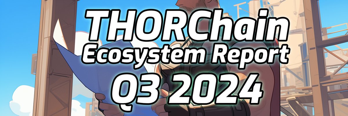 The THORChain Q3 2024 Report by <a href="/ninerealms_cap/">Nine Realms</a> is out

Highlights:
⚡️$8.17b swap volume
⚡️$6.37m in liquidity fees
⚡️Integrations by @okxweb3 &amp; @Zengo 
⚡️RUNEPool
⚡️Bitcoin Taproot

Roadmap:
⚡️Base &amp; Solana
⚡️App Layer
⚡️LP Improvements

Full article on Medium below. Onwards!