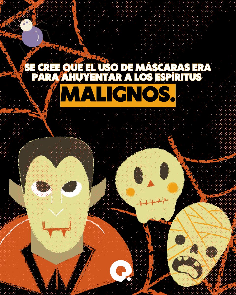 Primeros días del último trimestre del año y el mes más aterrador. 🐈‍⬛
Aquí te dejamos unos datos sobre #Halloween. 🎃

🧛🏻‍♀️🧟‍♂️ ¿Ya sabes de qué te vas a disfrazar este año?