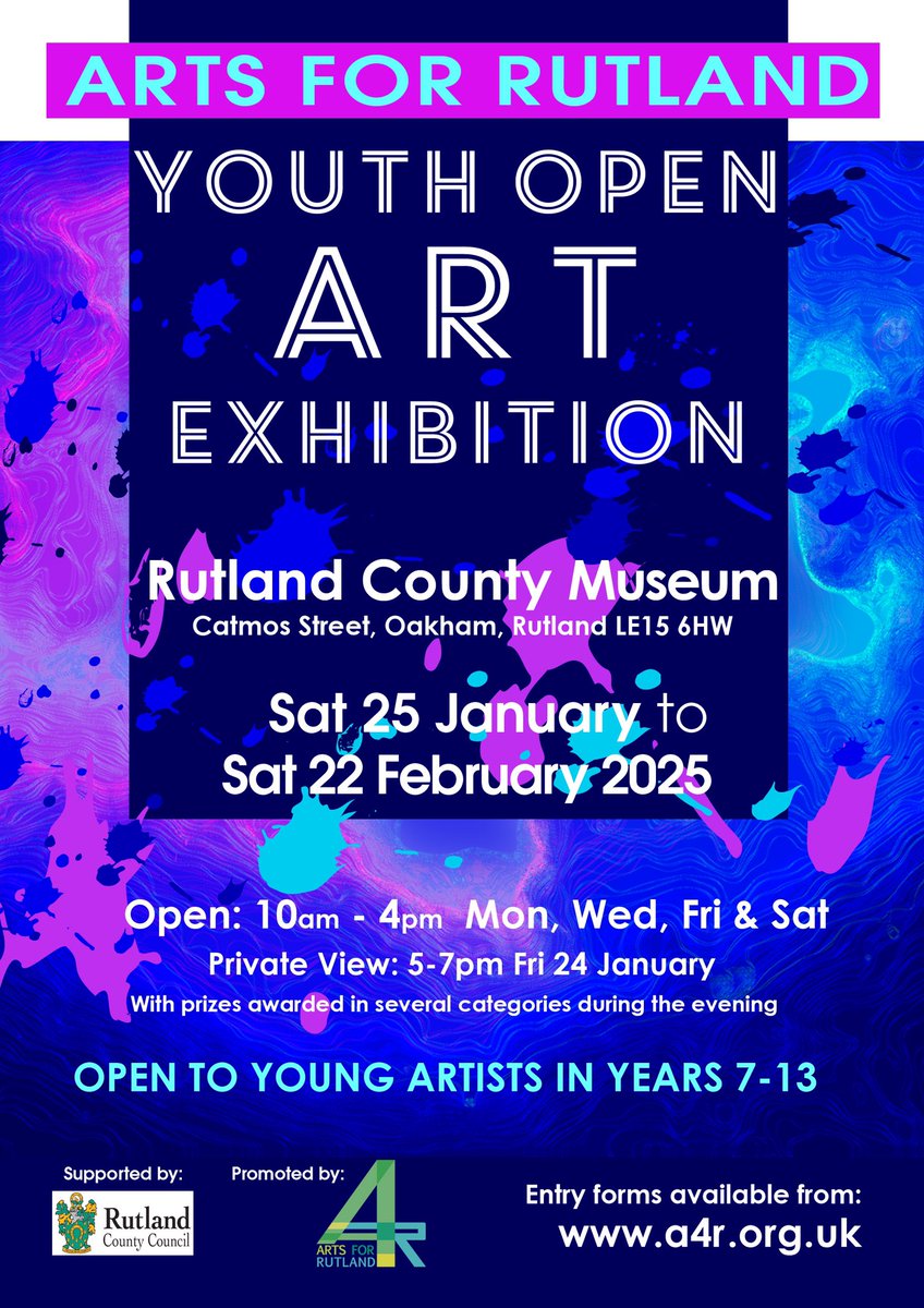 Get creating ready for the annual Youth Open Art Exhibition

Entry form (with T&amp;Cs): docs.google.com/document/d/1_2…