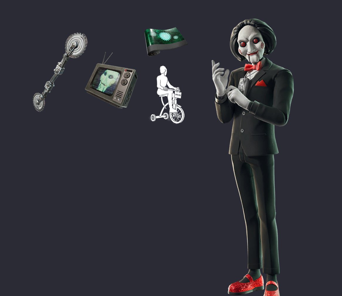 zeussfv's tweet photo. Fortnite x Saw Skin Giveaway x3 🪚

To Enter: 
- Like and Retweet ♻️
- Comment “Done”
- Follow me @zeussfv 

Picking Winners in 24 Hours, Goodluck 🍀 https://t.co/zLg4NvfzvQ