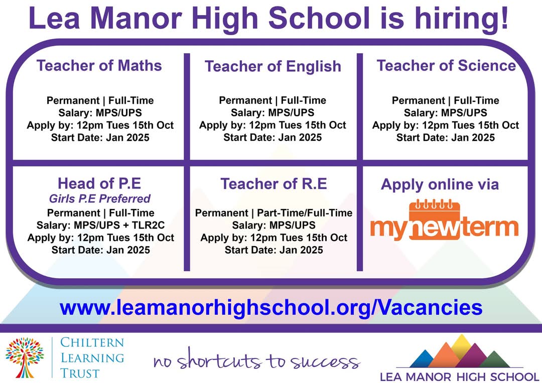 Come join my fantastic RE team. A team of 4 specialists. Full course RE GCSE for all students. Amazing place to work! Feel free to get in touch for more information <a href="/NATREupdate/">NATRE</a> <a href="/TeamRE_UK/">TeamRE</a> <a href="/LiliKhanom2/">Lili Khanom</a> <a href="/zzzulekhaa/">Zulekha</a> <a href="/Darbs87/">Thom Darby</a>