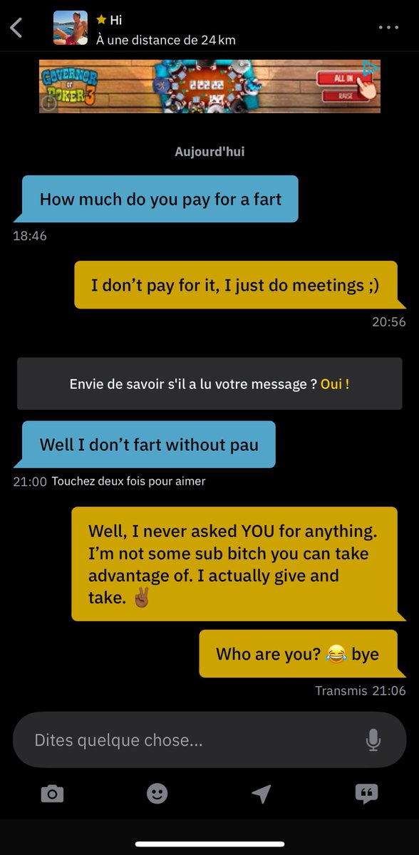 IAmLefARTist's tweet image. That was so random. Somebody I don’t know texts ME FIRST and expect me to pay for farts? Like, who are you? Some people REALLY need to be humbled 🤣 No offense to subs. I just needed to make my point. #FartCommunity