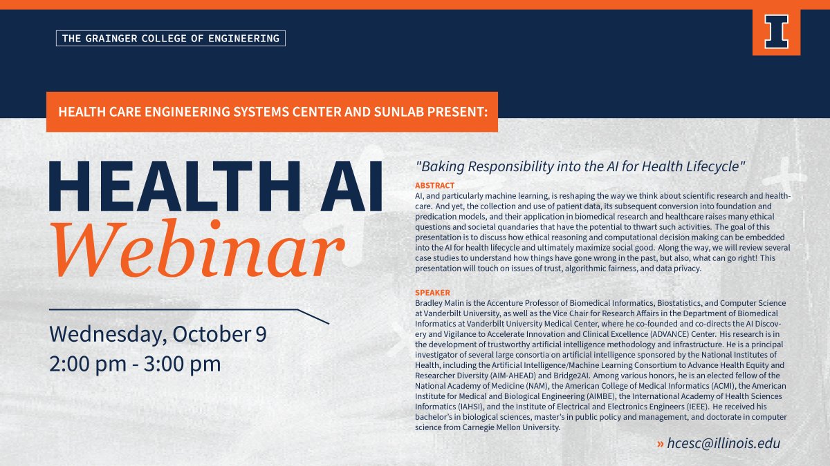HEALTH CARE ENGINEERING SYSTEMS CENTER tweet media
