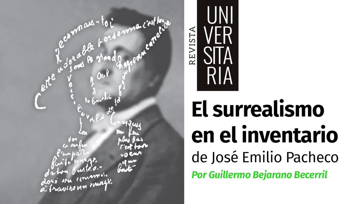 A  propósito  del  centenario  del  #surrealismo,  te dejamos dos textos que rescatan su impacto en las generaciones actuales

👉revistauniversitaria.uaemex.mx/article/view/2…

👉revistauniversitaria.uaemex.mx/article/view/2…

#LeeDisfrutayComparte 📲