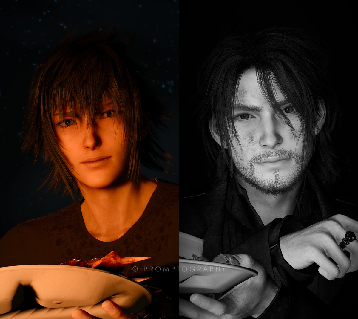 ipromptography's tweet image. #xvtober
day 2 | time

#ffxv #ff15