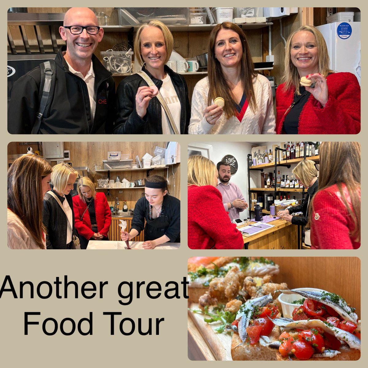 We’re used to creating memorable food/drink experiences and last week, I was asked to curate a special private tour for 3 guests. Once again my venue partners were fantastic and the weather was too.